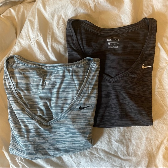 BUNDLE Nike DriFit V-Neck Tops - Picture 1 of 5